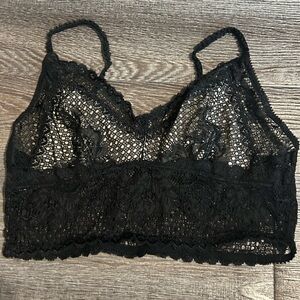 Secret Treasures Black Lace Bralette